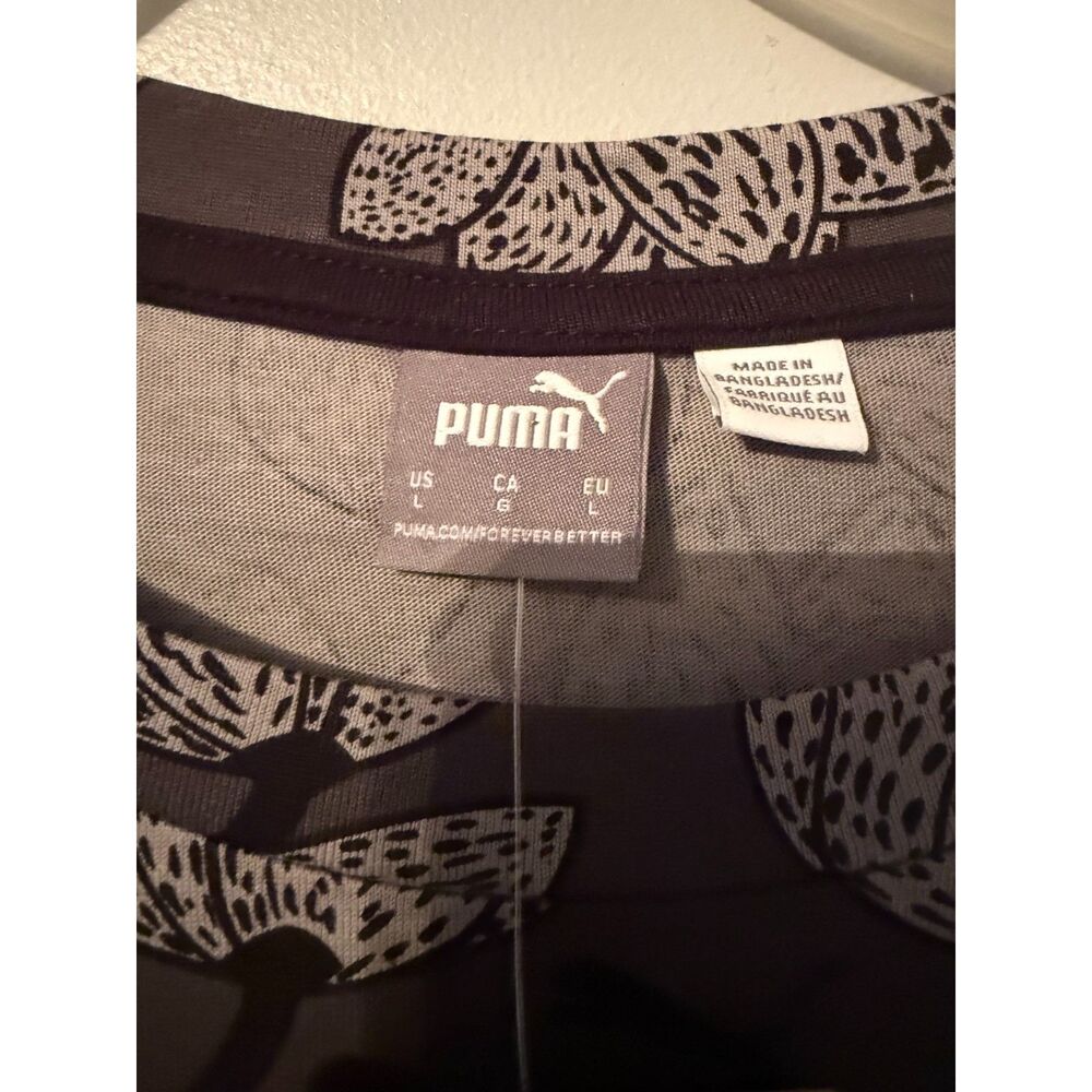 PUMA Women's ESS+ Blossom AOP T-Shirt - Relaxed Fit Size Large NWT